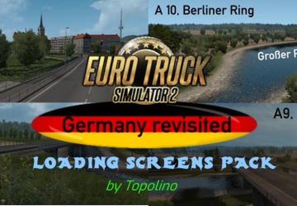 Germany Revisited Loading Screens Packверсия 1.0 для Euro Truck Simulator 2 (v1.28.x, - 1.32.x)