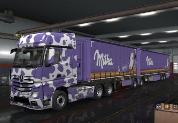 Milka Skin Packверсия 1.0 для Euro Truck Simulator 2 (v1.32.x)