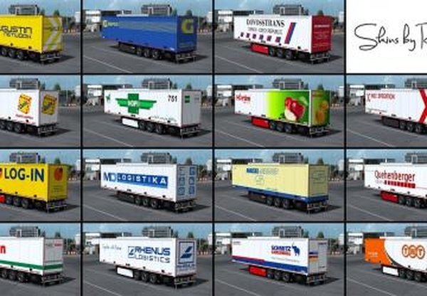 Schmitz S.KO Express Skin Packверсия 1.0 для Euro Truck Simulator 2 (v1.32.x)