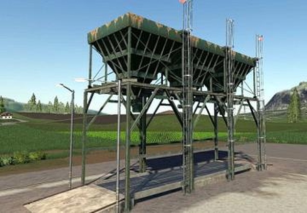 Placeable Steel Siloверсия 2.0.0.0 для Farming Simulator 2019 (v1.4х)