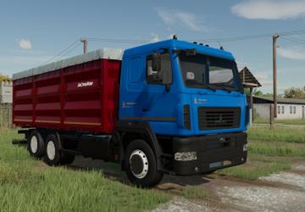 МАЗ-6501A8 Колосверсия 1.0.0.1 для Farming Simulator 2022 (v1.8x)