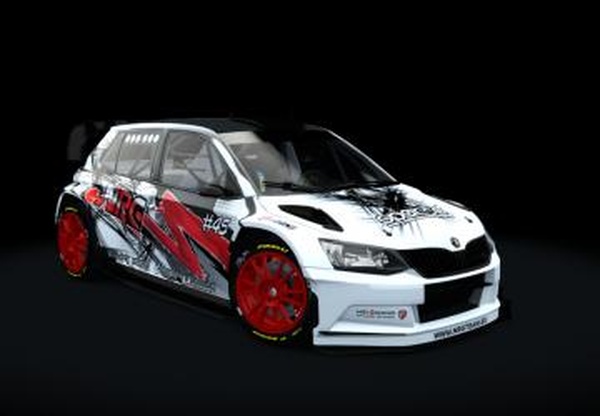Skoda Fabia R5 DTRi Evo 2версия 1.2 для Assetto Corsa