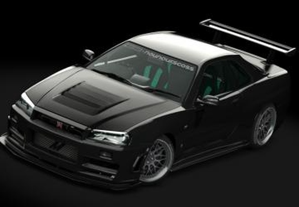 Nissan Skyline GT-R R34 AEGISверсия 1.1 для Assetto Corsa