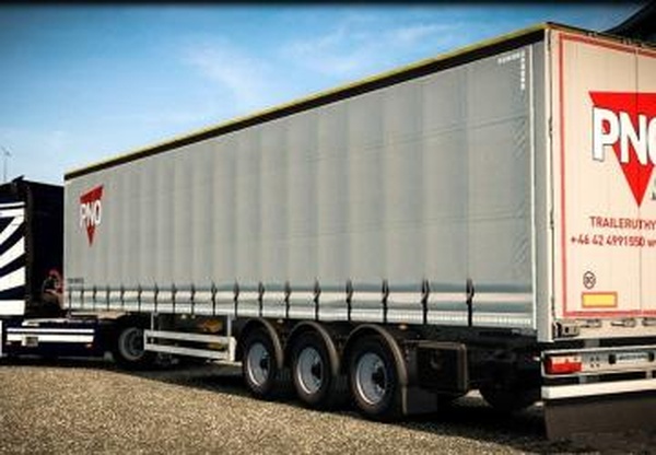 Скин «PNO» для своего прицепаверсия 1.0 для Euro Truck Simulator 2 (v1.32.x)