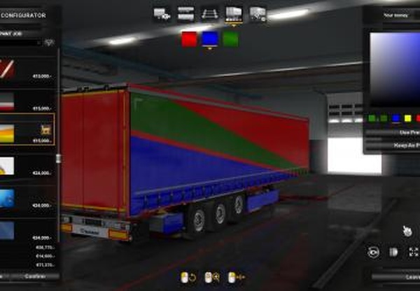 Krone Trailers Paintable Parts and Logosv1.1 для Euro Truck Simulator 2