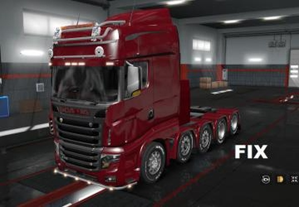 Фикс для грузовика Scania R700 AU44версия 1.0 для Euro Truck Simulator 2 (v1.31.x, 1.32.x)