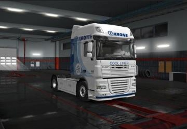 Скин «Krone» для DAF XF 105версия 1.0 для Euro Truck Simulator 2 (v1.28.x, - 1.32.x)