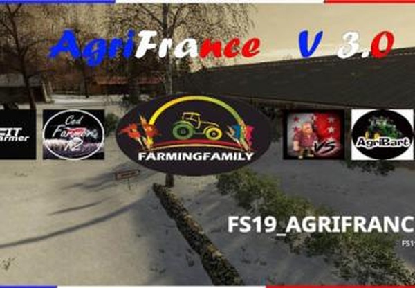 Карта «AgriFrance Map»версия 3.0 для Farming Simulator 2019 (v1.4х)