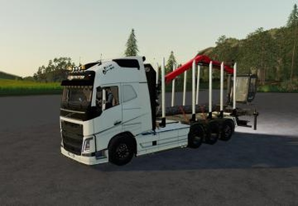 Volvo FH16 Forest Truckверсия 1.6.0.0 для Farming Simulator 2019 (v1.4х)
