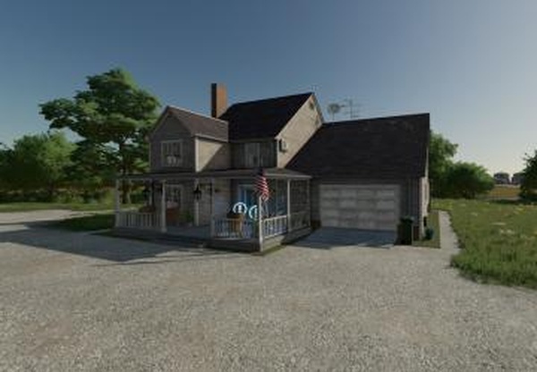 Big American Houseверсия 1.0.0.0 для Farming Simulator 2022