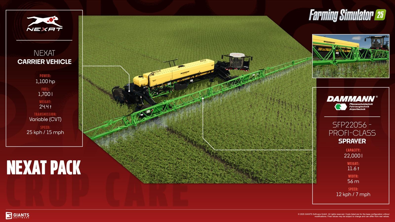 NEXAT PACK - Список техники