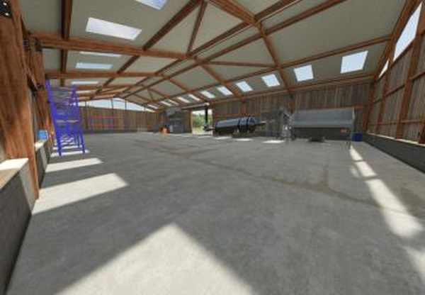 Fully animated wood pellet production systemv1.1.0.0 для Farming Simulator 2025