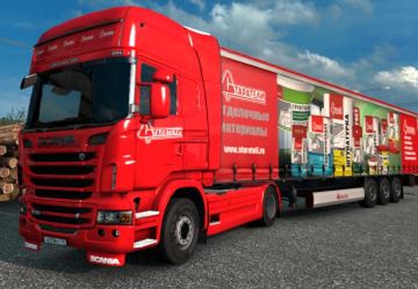 Комбо скин пак «Старатели» для Scania R 2009v1.0 для Euro Truck Simulator 2 (v1.30.x, 1.31.x)