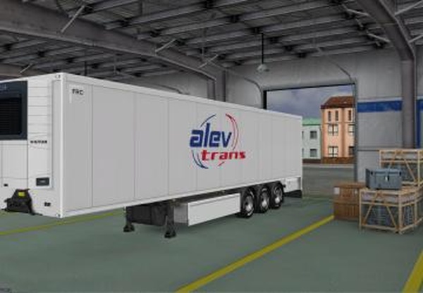 Скин «Alev Trans» для своего прицепаверсия 1.0 для Euro Truck Simulator 2 (v1.32.x)