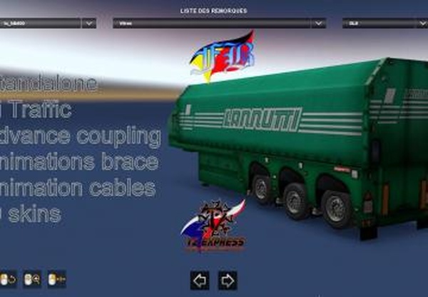 Glass Trailerверсия 1.0 для Euro Truck Simulator 2 (v1.32.x, - 1.34.x)