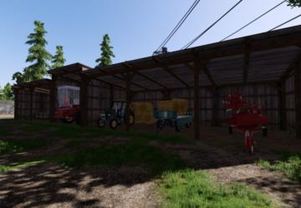 Wooden Sheltersверсия 1.0.0.0 для Farming Simulator 2022