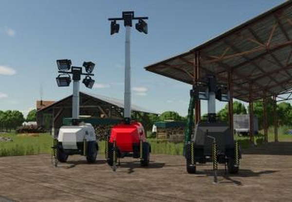 Flood Light Trailerверсия 1.0.0.0 для Farming Simulator 2025