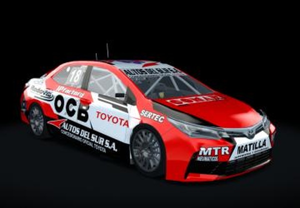 Toyota Camry TN Class 3 2018для Assetto Corsa