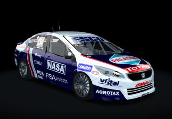 PEUGEOT 408 TN Clase 3 2018версия 0.9 для Assetto Corsa