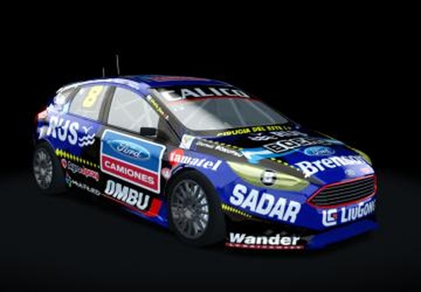 Ford Focus TN Class 3 2018версия 0.9 для Assetto Corsa