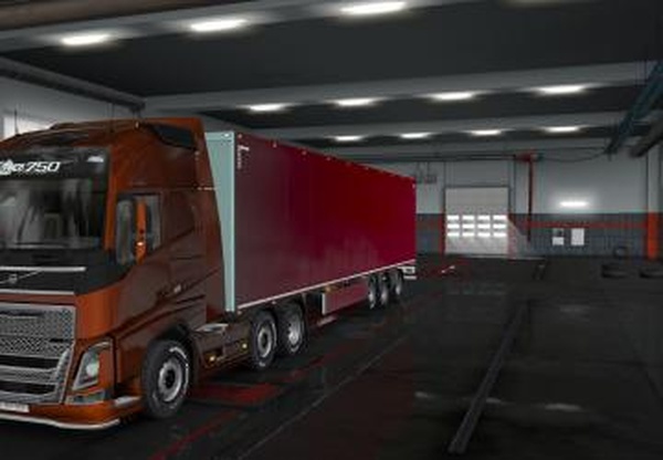 Скин «Metallic» для своего прицепаверсия 1.0 для Euro Truck Simulator 2 (v1.32.x)