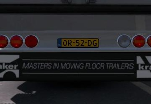 Бампер Walking Floor для своего прицепаверсия 1.0 для Euro Truck Simulator 2 (v1.32.x)