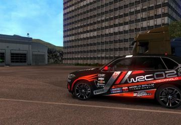 Rally cкин пак для BMW X5Mверсия 1.0 для Euro Truck Simulator 2 (v1.28.x, - 1.43.x)