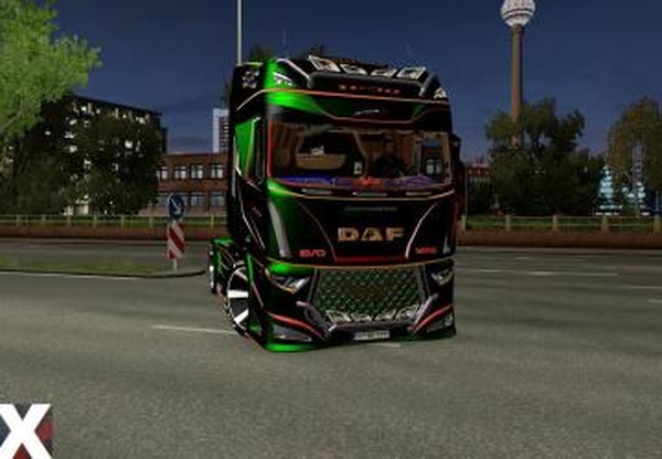 Фикс для DAF EVO WING V12версия 1.0 для Euro Truck Simulator 2 (v1.31.x, - 1.36.x)