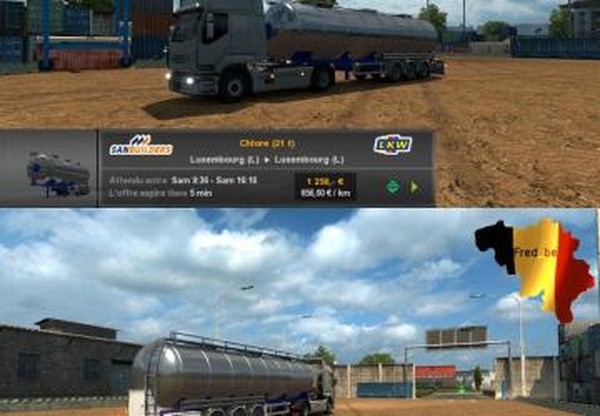 Trailer Cistern Chromeверсия 06.09.18 для Euro Truck Simulator 2 (v1.32.x)