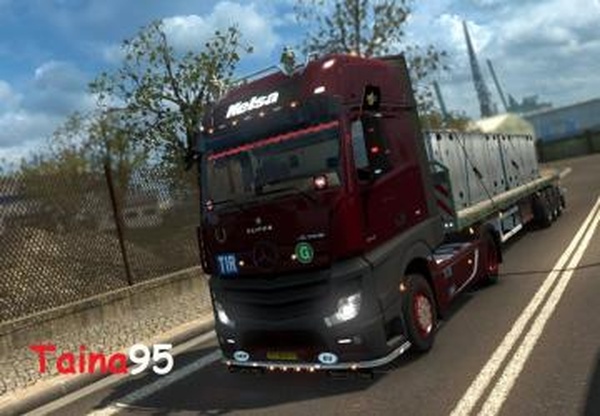 Mercedes Actros MP4версия 1.21 для Euro Truck Simulator 2 (v1.31.x, - 1.33.x)