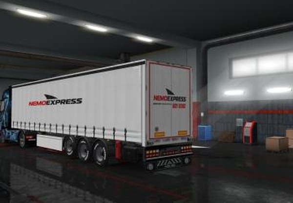 Cкин «Nemo Express» для своего прицепаверсия 1.0 для Euro Truck Simulator 2 (v1.32.x)