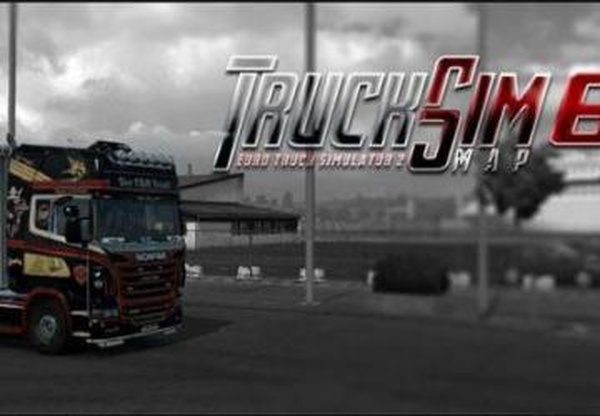 TruckSim Mapверсия 6.6.2 для Euro Truck Simulator 2 (v1.32.x)