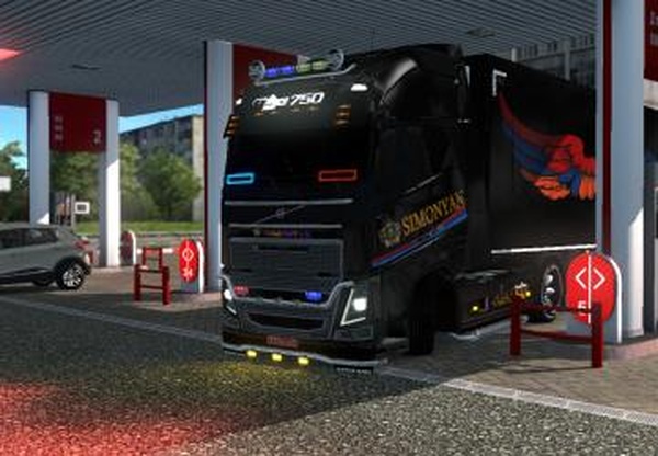 Тонированный Volvo FH 2012версия 1.0 для Euro Truck Simulator 2 (v1.32.x)