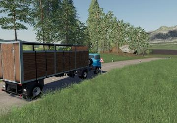 HLS Viehtransport Sattelверсия 1.0 для Farming Simulator 2019 (v1.4.x)