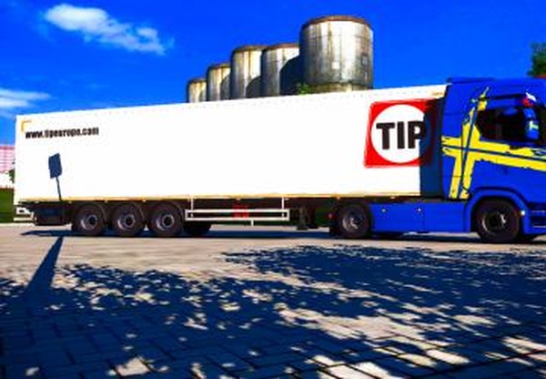 Скин для ETS 2 прицеп TIPверсия 1.0 для Euro Truck Simulator 2 (v1.32.x)