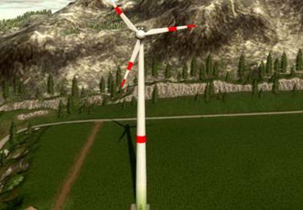 Enercon WindTurbine (Small)версия 1.0.0.0 для Farming Simulator 2019 (v1.4х)