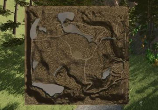 Карта «Brown Pine Ridge»версия 1.0.0.0 для Farming Simulator 2025