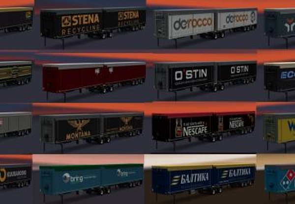 Kraker Walkingfloor Skin packверсия 1.0 для Euro Truck Simulator 2 (v1.31.x)