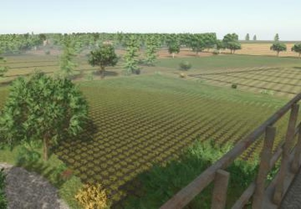 Карта «Lausitzer Landschaften 4x»версия 1.0.0.0 для Farming Simulator 2025
