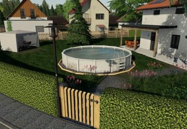 Swimmingpool For Decorationверсия 1.1.0.0 для Farming Simulator 2019 (v1.4х)