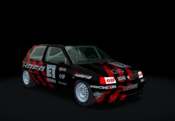 Renault Clio 16s Coupeверсия 0.99a для Assetto Corsa