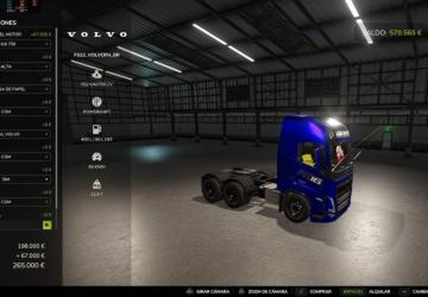 Volvo FH16 BRверсия 1.0.0.1 для Farming Simulator 2025