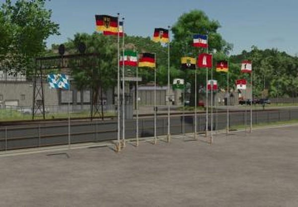 Flag package Germanyверсия 1.0.0.0 для Farming Simulator 2025