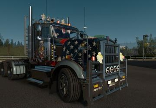 Kenworth W900 Tunedверсия 1.1 для Euro Truck Simulator 2 (v1.31.x, 1.32.x)
