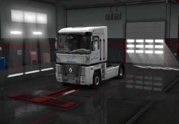 Скин «УкрПошта» для Renault Magnumверсия 0.1 для Euro Truck Simulator 2 (v1.21.x, - 1.31.x)