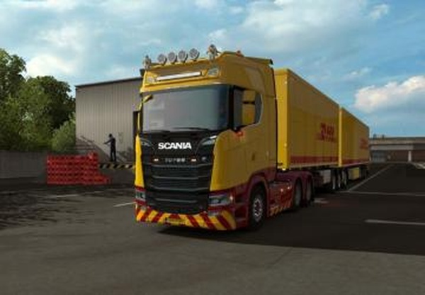 Скин DHL Companyверсия 1.0 для Euro Truck Simulator 2 (v1.32.x)