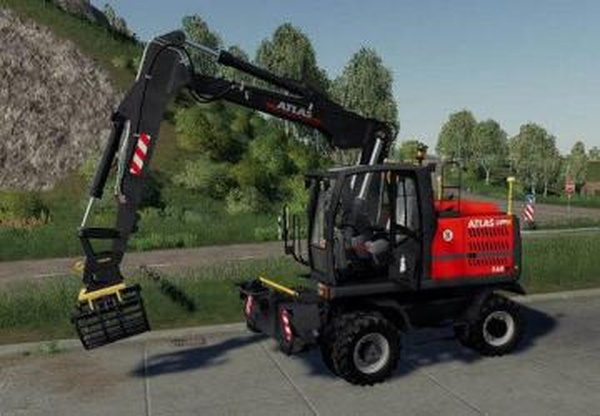 Excavator ATLAS Packверсия 1.0.0.0 для Farming Simulator 2019 (v1.4х)