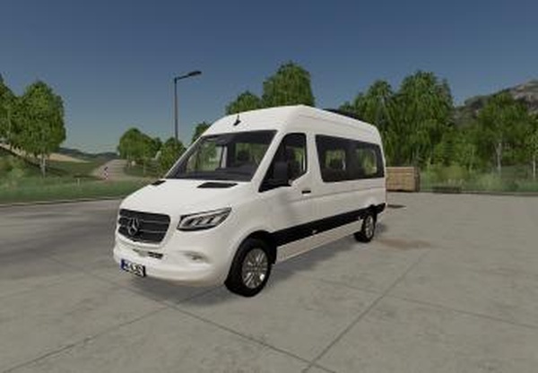 Mercedes-Benz Sprinter Tourer 2019версия 1.0 для Farming Simulator 2019 (v1.4.x)