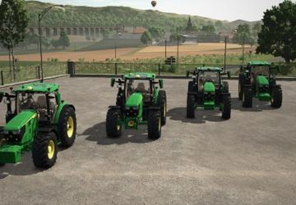 John Deere 6R Medium Frameверсия 1.0.0.0 для Farming Simulator 2025