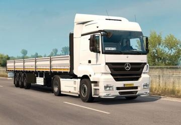 Mercedes Benz Axor + Addonsверсия 08.08.18 для Euro Truck Simulator 2 (v1.31.x, - 1.35.x)